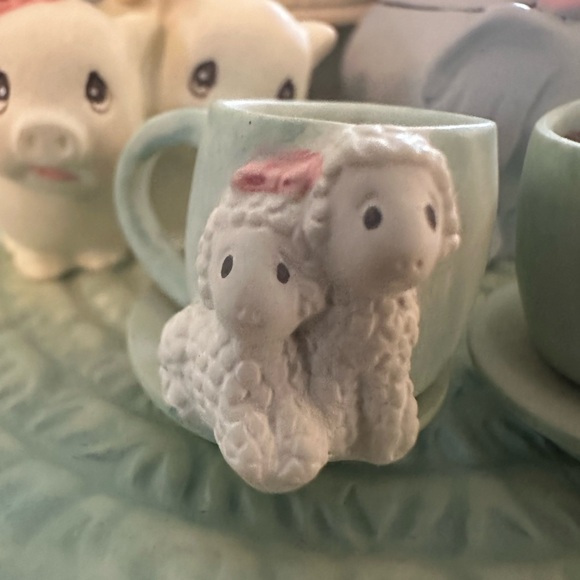 Precious Moments Enesco Collectible miniature tea set - Picture 3 of 11